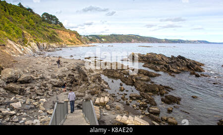 Looe costa in Cornovaglia Foto Stock