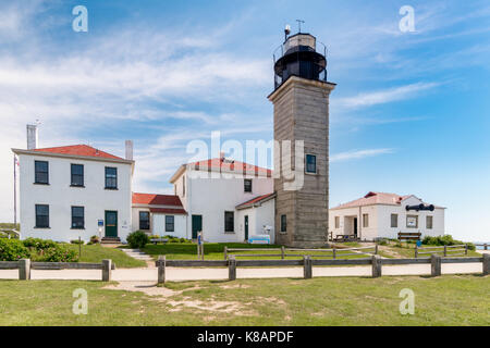 Coda di castoro faro è stato utilizzato più volte per condurre esperimenti con nuovi segnali antinebbia e apparecchiature di illuminazione. Nel 1817, un inventore locale chiamato david me Foto Stock