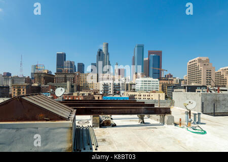 Los Angeles vista sul tetto 2017 Foto Stock