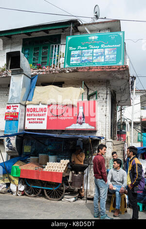 Centro di Mcleod Ganj, India Foto Stock