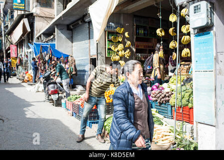 Centro di Mcleod Ganj, India Foto Stock
