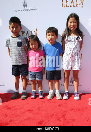 Premiere del weinstein società 'balzo!' dotata di: Cheng kids dove: Los Angeles, california, Stati Uniti quando: 19 ago 2017 credit: fayesvision/wenn.com Foto Stock