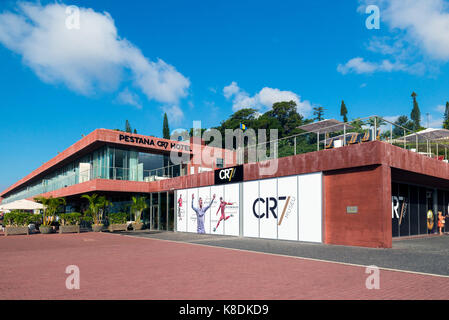 Funchal, Madeira, Portogallo - 7 settembre 2017: Il Pestana cr7 hotel, nato da una collaborazione tra cristiano ronaldo e il Pestana hotel group Foto Stock