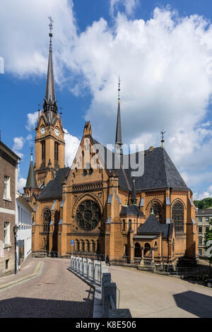 Steward's Country, Mylau, chiesa cittadina di Saint Wenzel, Vogtland, Stadtkirche St Wenzel Foto Stock