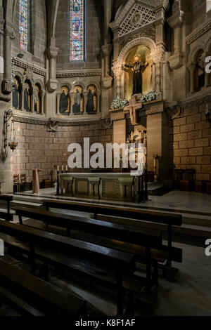 Castello di Javier, Basilica di San Francisco Javier, modo di San Giacomo, Navarra, Spagna Foto Stock