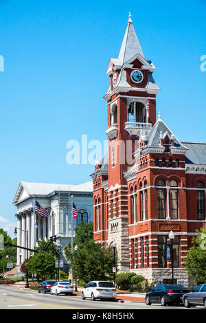 Wilmington North Carolina,North 3rd Street,quartiere storico,New Hanover County Courthouse,esterno,Alfred Eichberg,rinascimento,architettura,T Foto Stock