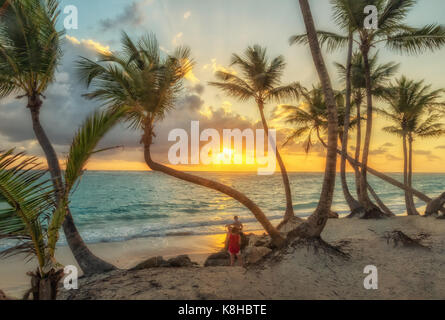 Punta Cana nella Repubblica dominicana. Foto Stock