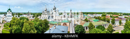 Panorama di Rostov Cremlino di Yaroslavl Oblast della Russia Foto Stock