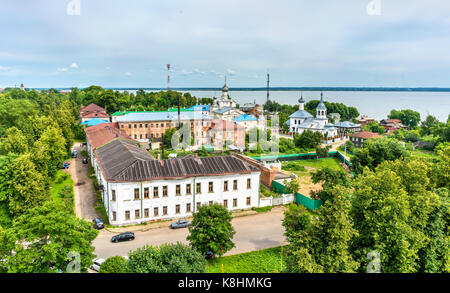 Vista della città di Rostov in Yaroslavl Oblast della Russia Foto Stock