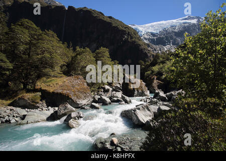 Vista panoramica di Rob Roy Glacier Foto Stock