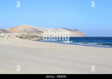 Le dune di sabbia a Playa Cangrejo, Messico Foto Stock