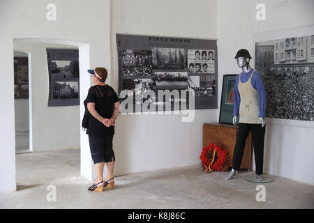 La rivoluzione del 1989 Memorial Museum, Timisoara, Romania occidentale Foto Stock