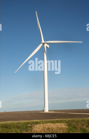 Turbina eolica vicino sinton, texas usa Foto Stock