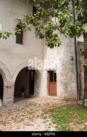 Vecchio hospitale di san Giovanni, majano. udine Foto Stock