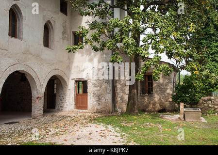 Vecchio hospitale di san Giovanni, majano. udine Foto Stock