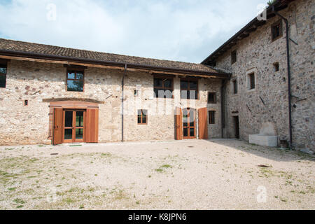 Vecchio hospitale di san Giovanni, majano. udine Foto Stock