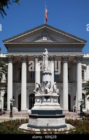 Ex Congresso Nazionale Edificio, Santiago del Cile, Cile, Sud America Foto Stock