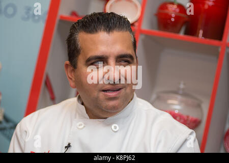 Sao Paulo, sao paulo, Brasile. Xx Settembre, 2017. buddy valastro, partecipa a una conferenza stampa alla rete recordtv in sao paulo, circa la nuova stagione della sua realtà brasiliana spettacolo chiamato battaglia dei pasticceri. Credito: Paulo lopes/zuma filo/alamy live news Foto Stock