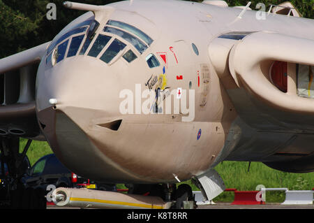 Handley Page, Victor, K 2, XM715, Bruntingthorpe, Leicester, Inghilterra, Regno Unito. Foto Stock