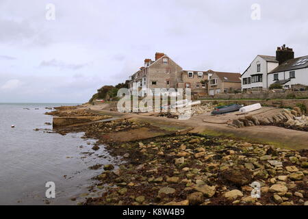 Costa sud-ovest percorso intorno: Peveril Point, Swanage, Isle of Purbeck, Dorset, Inghilterra, Gran Bretagna, Regno Unito, Gran Bretagna, Europa Foto Stock