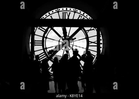 Musée d'Orsay Orologio, Victor Laloux, Sala principale Foto Stock