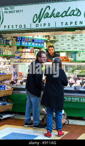 Mercato prahran Melbourne Victoria Australia Foto Stock