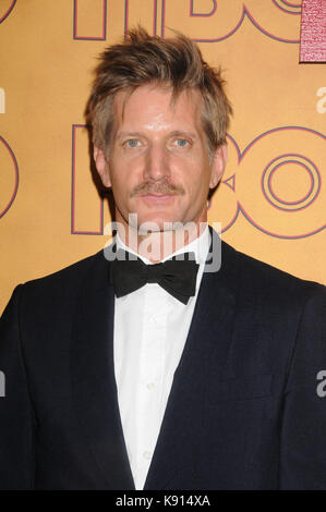 Settembre 17, 2017 - Los Angeles, california, Stati Uniti - 17 settembre 2017 - Los Angeles, California USA - attore Paolo scintilla al ''hbo emmy party"" tenutasi presso il pacific design center di los angeles, ca. (Credito immagine: © paul fenton via zuma filo) Foto Stock