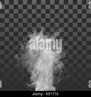 Caotica effetto fumo salendo dal basso in alto Foto Stock