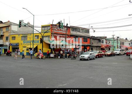 Xochimilco, Città del Messico. Foto Stock