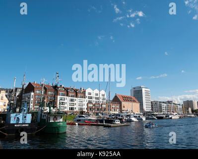 Gdansk Marina, provincia di Pomerania, Polonia. Foto Stock