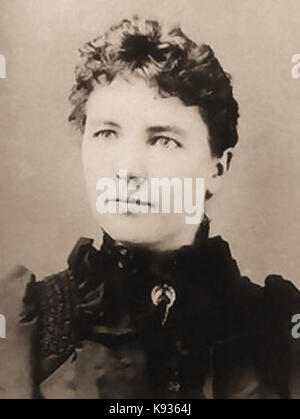 Laura Ingalls Wilder ritagliato seppia2 Foto Stock