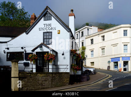 Intorno a great malvern, un piccolo paese di campagna in Worcestershire Inghilterra uk Unicorno Foto Stock