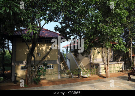 Lodge lago kandalama hotel Kandalama Nord provincia centrale dello Sri lanka Foto Stock