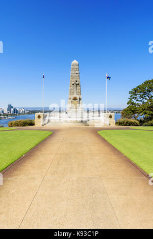 Membro War Memorial, il Kings Park di Perth, Western Australia Foto Stock