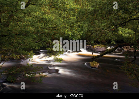 Garbh Uisge, nei pressi delle cascate di Leny e kilmahog, Loch lomond e il Trossachs national park Foto Stock