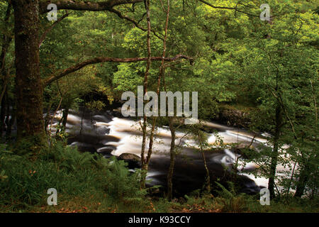 Garbh Uisge, nei pressi delle cascate di Leny e kilmahog, Loch lomond e il Trossachs national park Foto Stock