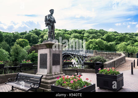 WW1 e WW2 guerra palazzo al ponte in ferro, Telford Foto Stock