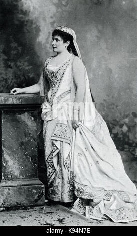 Le Cid di Massenet prima performance 1885 Rosa Bosman (l'Infante) Foto Stock