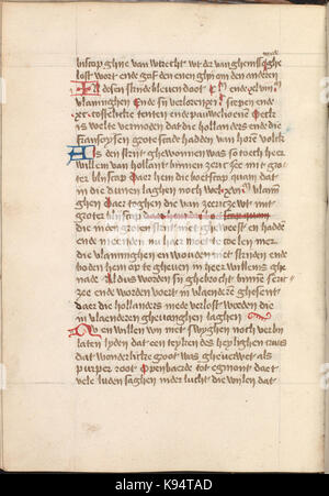 Kattendijkekroniek (ca. 1491) KB KW 1900 A 008, folium 283v Foto Stock