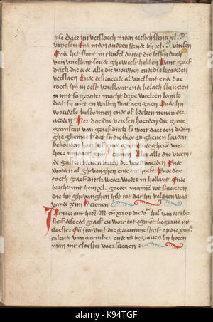 Kattendijkekroniek (ca. 1491) KB KW 1900 A 008, folium 188v Foto Stock