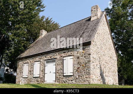 Il Museo di Lachine o Musée de Lachine nella seicentesca Maison Ber-Le Moyne house, Montreal, Quebec, Canada Foto Stock