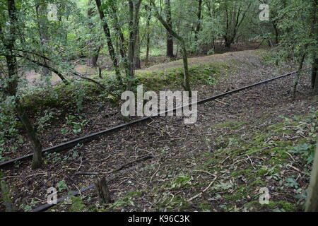 Sciavero a ferroviarie dismesse; West Grinstead Sussex; chiuso il 7 marzo 1966 Beeching seguente relazione Foto Stock