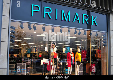 Primark store Rushden Laghi Rushden England Regno Unito Foto Stock