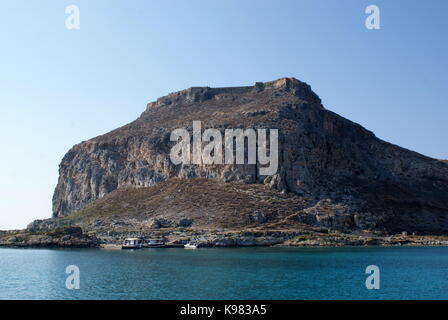 Isola di Imeri Gramvousa, Creta, Grecia Foto Stock