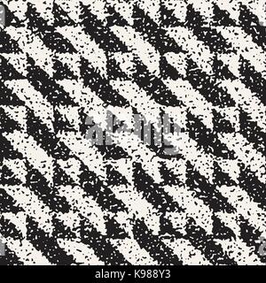 Abstract rumoroso textured forme geometriche dello sfondo. vettore grungy seamless pattern. Illustrazione Vettoriale