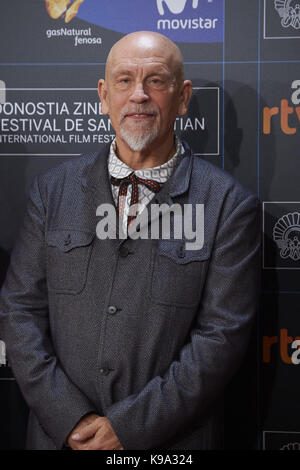 San Sebastian, Euskadi, Spagna. Xxii Sep, 2017. John Malkovich 'submergence' premiere durante il sessantacinquesimo san sebastian film festival il 22 settembre 2017 a san sebastian, Spagna. Credito: jack abuin/zuma filo/alamy live news Foto Stock