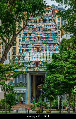 Sri thendayuthapani tempio, Singapore Foto Stock