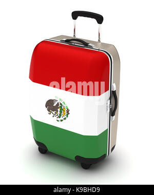 Viaggi in Messico (isolato con percorso di clipping) Foto Stock
