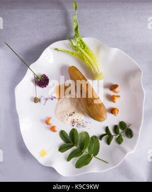 Europa-Francia-Midi-PyrŽnŽes Aveyron-Laguiole. Ristorante SŽbastien et Michel Bras. Foto Stock