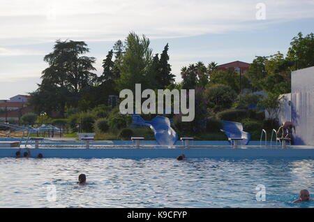 Piscine (piscinas municipais) Castelo de Vide. Algarve Portogallo Foto Stock